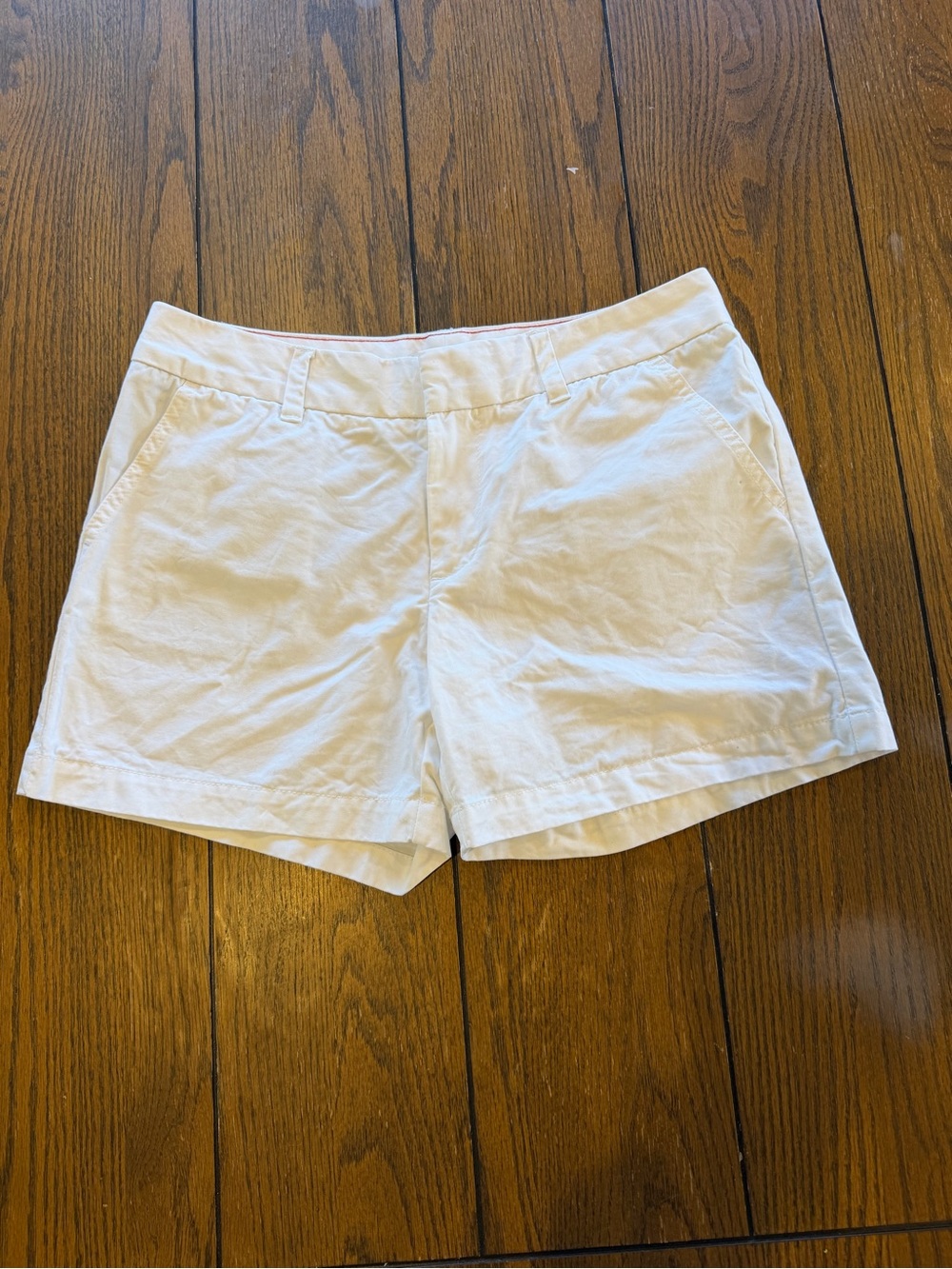 Calvin Klein White Bermuda Shorts - Classic Chino Style